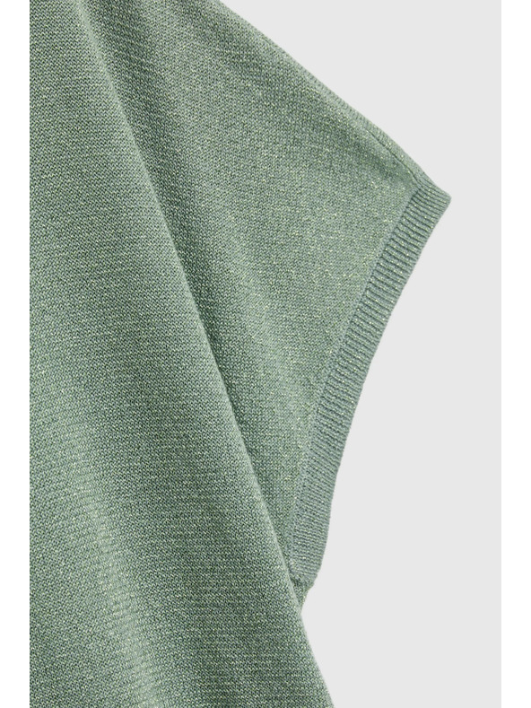 Moodo Viskozni oljčno zelen pulover Moodo