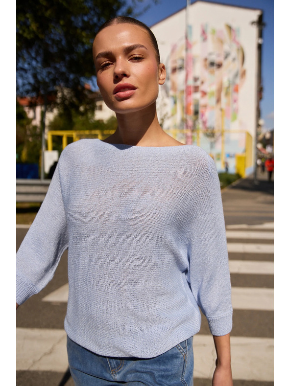 Moodo Tanek moder pulover Moodo