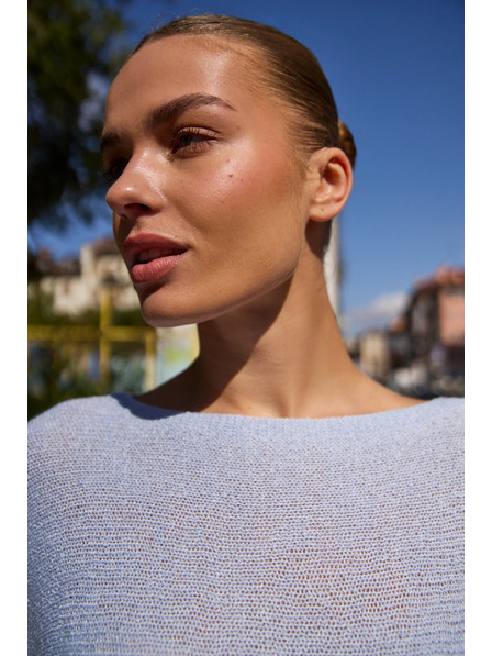 Moodo Tanek moder pulover Moodo