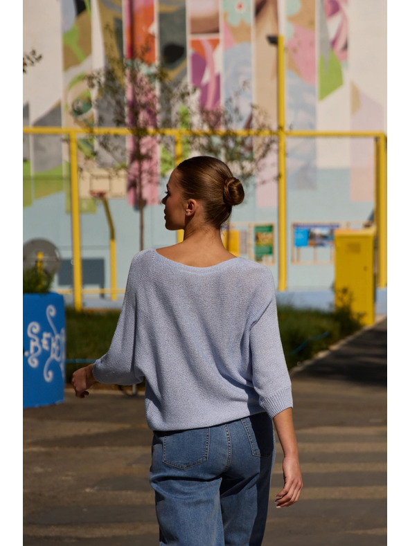 Moodo Tanek moder pulover Moodo