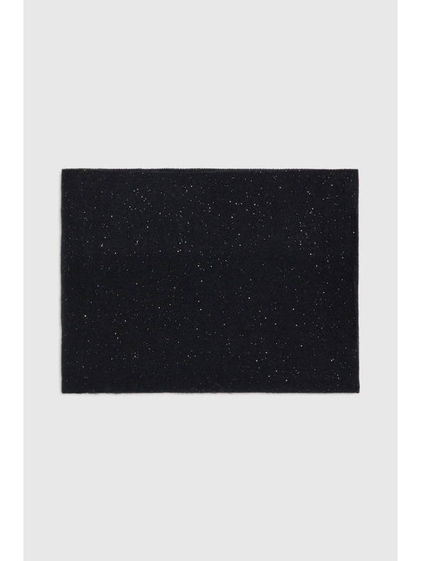 Moodo Gladek črn šal Moodo