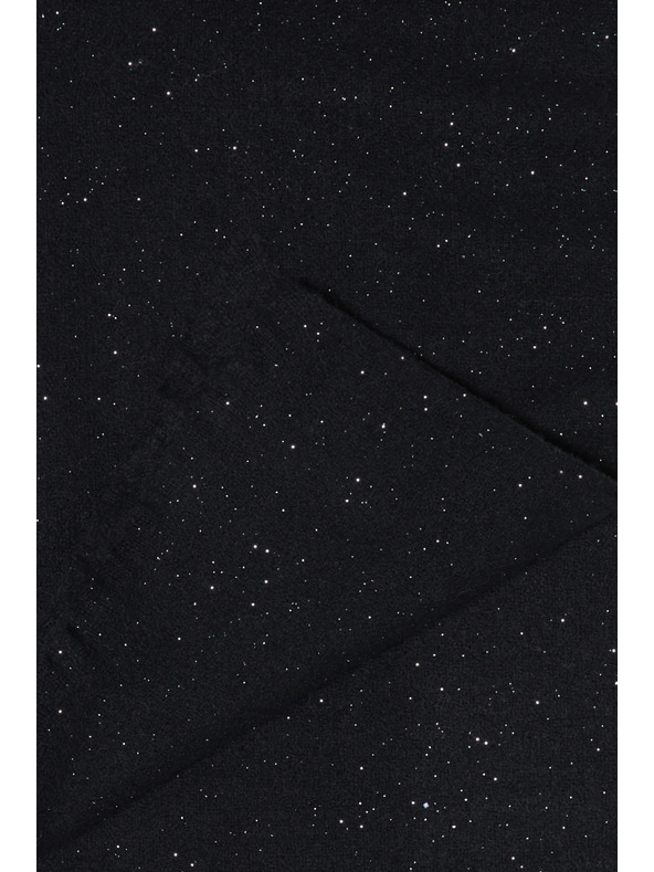 Moodo Gladek črn šal Moodo