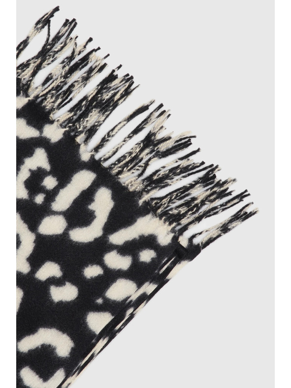 Moodo Kremast šal z leopardjim vzorcem Moodo