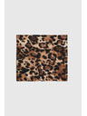 Moodo Šal v leopardjim vzoru s cofki rjav Moodo