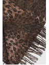 Moodo Šal v leopardjim vzoru rjav Moodo