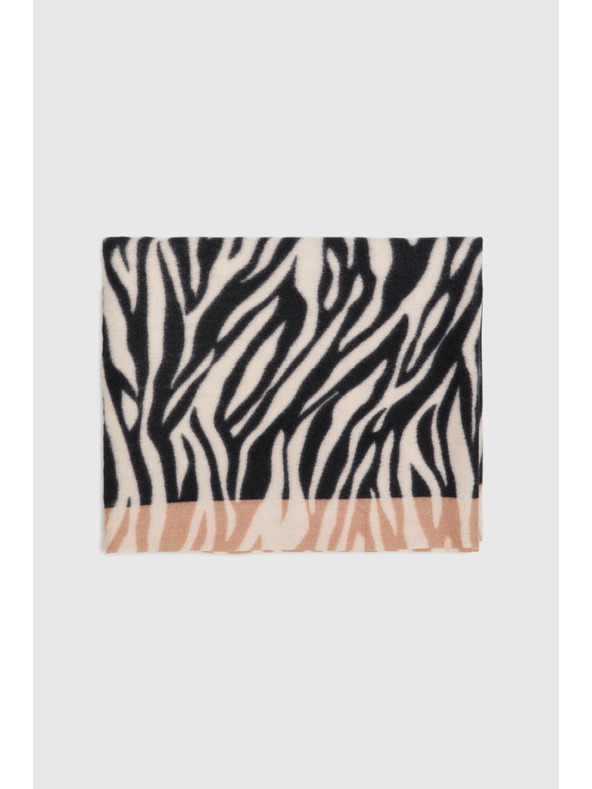 Moodo Šal z živalskim vzorcem bež Moodo