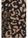 Moodo Rjav šal z leopardjim vzorcem Moodo