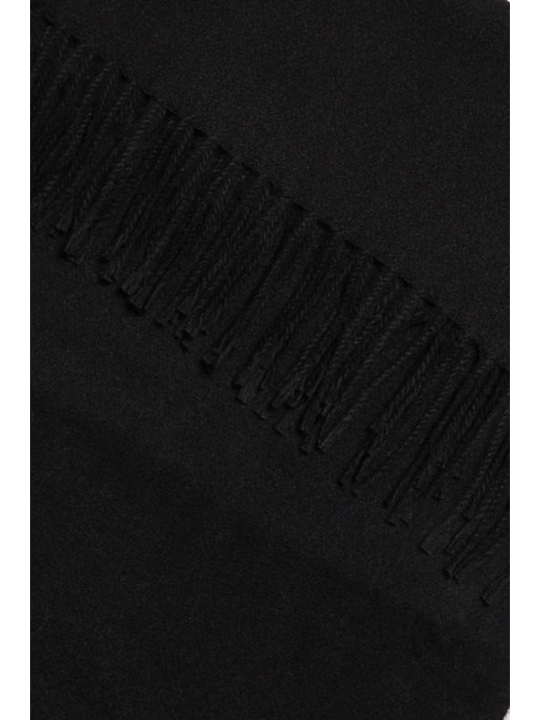 Moodo Šal s cofki črn Moodo