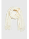 Moodo Šal s cofki kremast Moodo