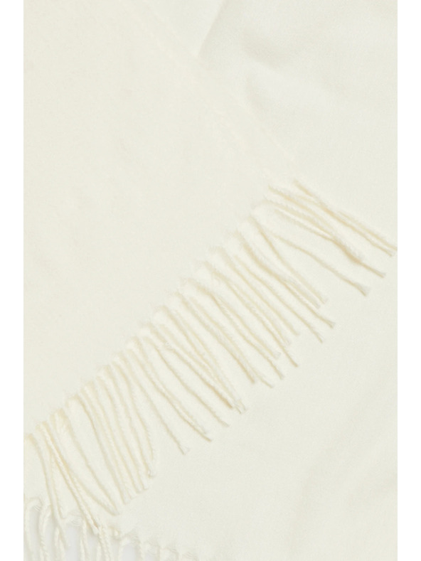 Moodo Šal s cofki kremast Moodo