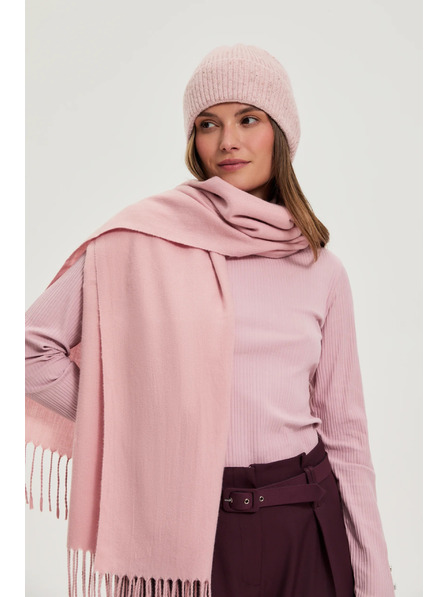 Moodo Šal s cofki roza Moodo