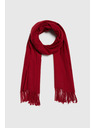 Moodo Šal s cofki rdeč Moodo