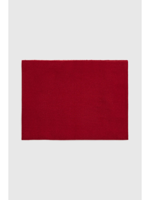 Moodo Šal s cofki rdeč Moodo