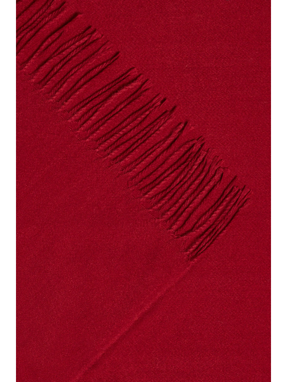 Moodo Šal s cofki rdeč Moodo