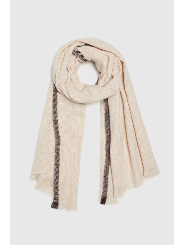 Moodo Gladek bež šal Moodo