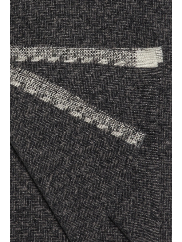 Moodo Gladek temno siv šal Moodo