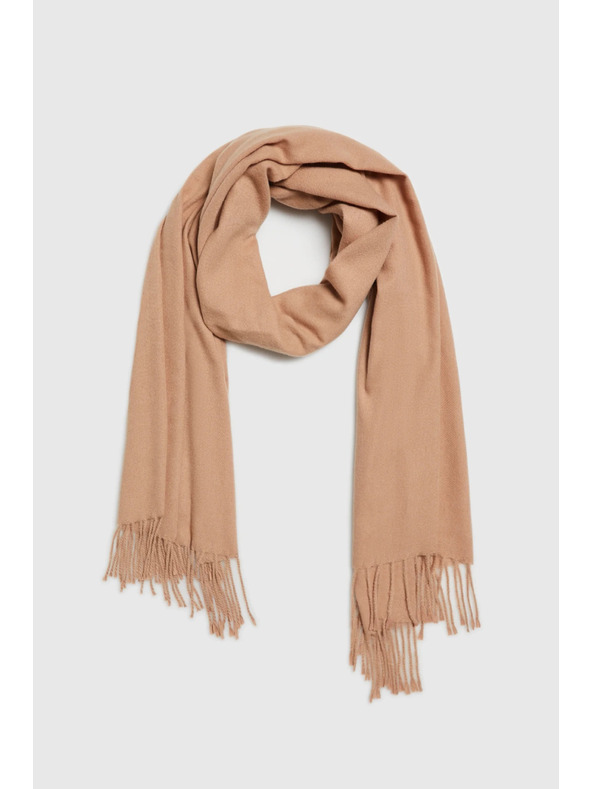 Moodo Šal s čopki bež Moodo