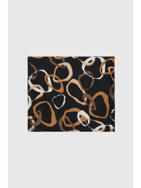Moodo Šal z vzorcem črn Moodo