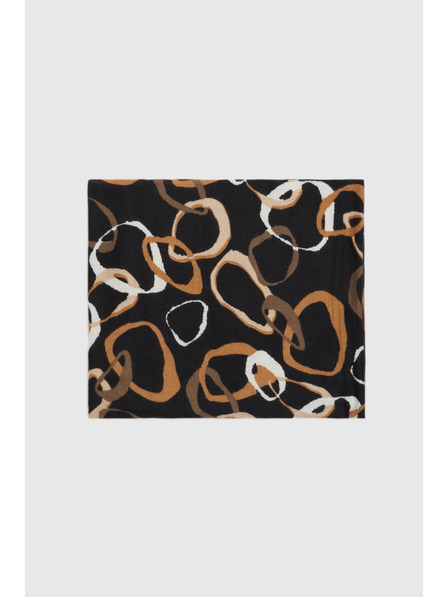 Moodo Šal z vzorcem črn Moodo