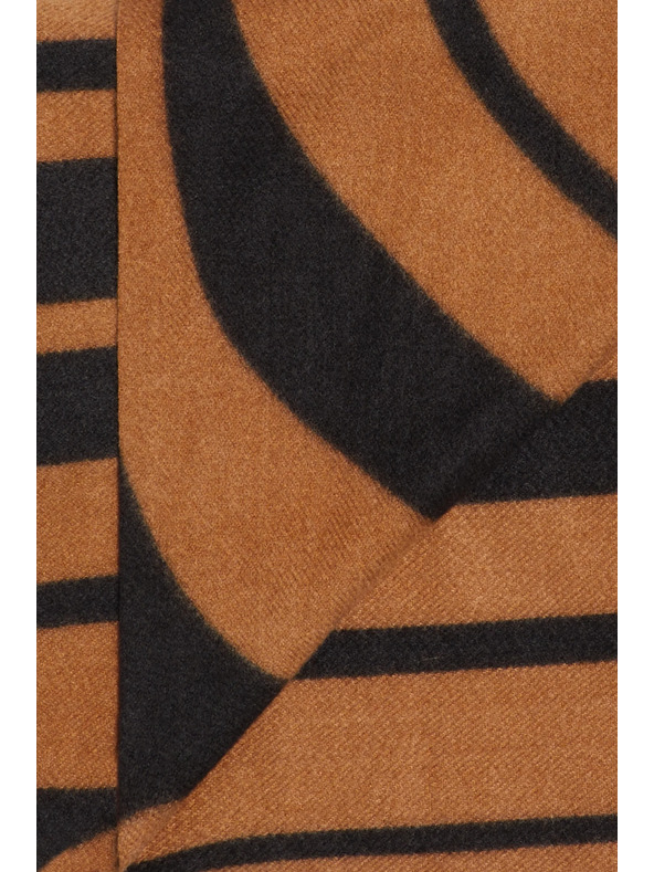 Moodo Šal z geometrijskim vzorcem rjav Moodo