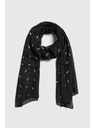 Moodo Šal z metalnim potiskom črn Moodo