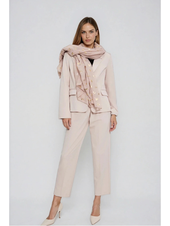 Moodo Šal s potiskom bež Moodo