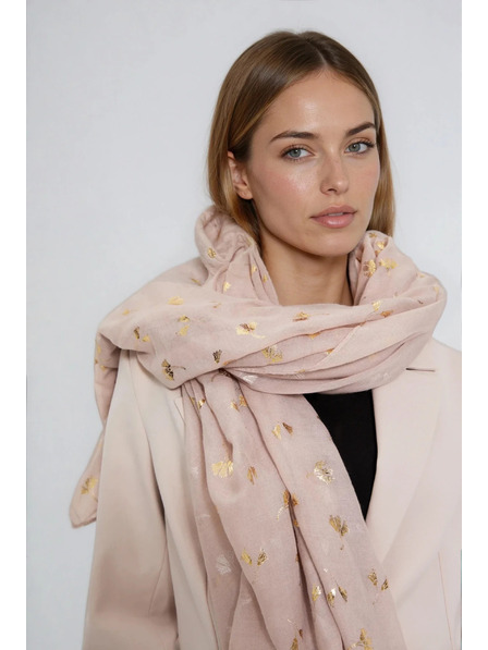 Moodo Šal s potiskom bež Moodo