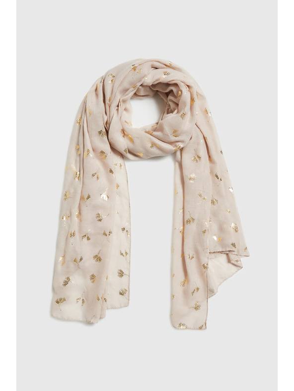 Moodo Šal s potiskom bež Moodo