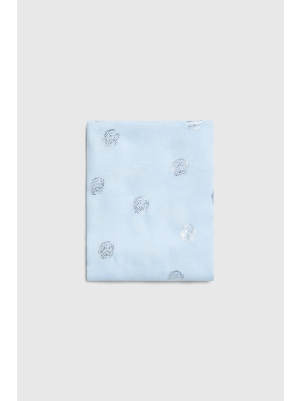 Moodo Šal s kovinskim potiskom moder Moodo