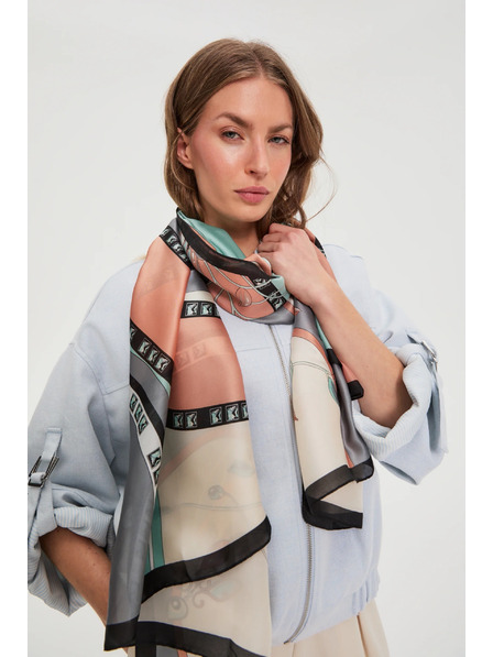 Moodo Vzorčast šal meta Moodo