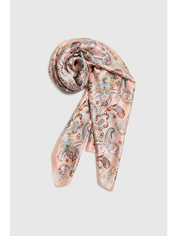Moodo Šal z vzorcem rožnat Moodo