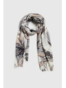 Moodo Šal s cvetovi siv Moodo
