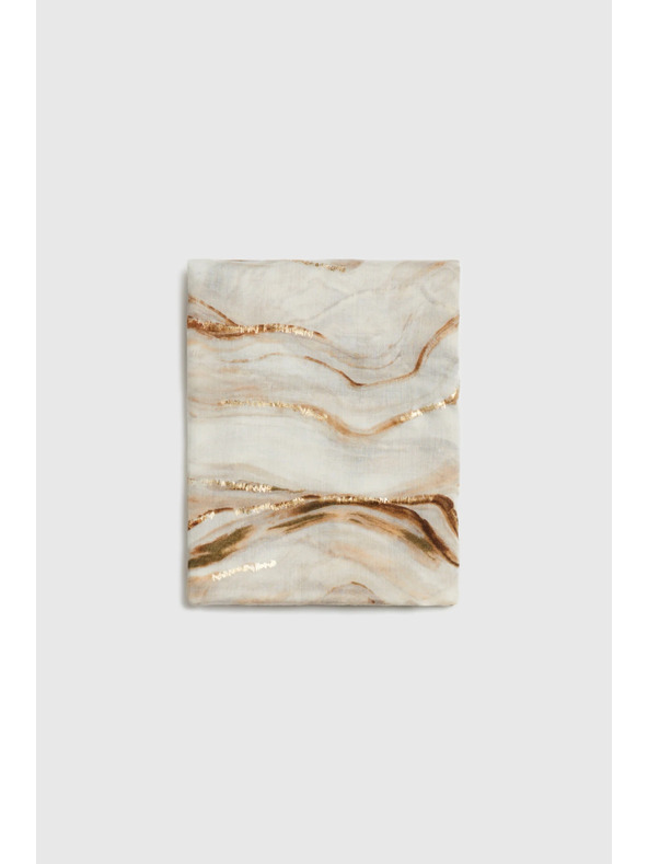 Moodo Šal v marmornem vzorcu bež Moodo