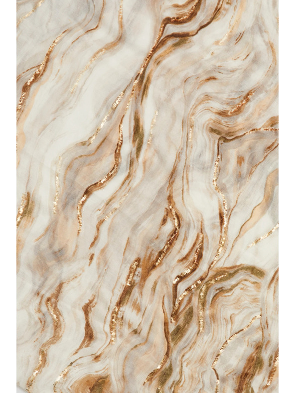 Moodo Šal v marmornem vzorcu bež Moodo