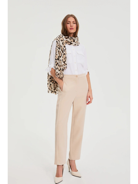 Moodo Šal v leopardem vzorcu bež Moodo