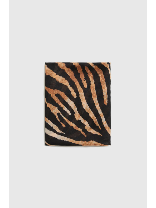 Moodo Šal z živalskim motivom črn Moodo