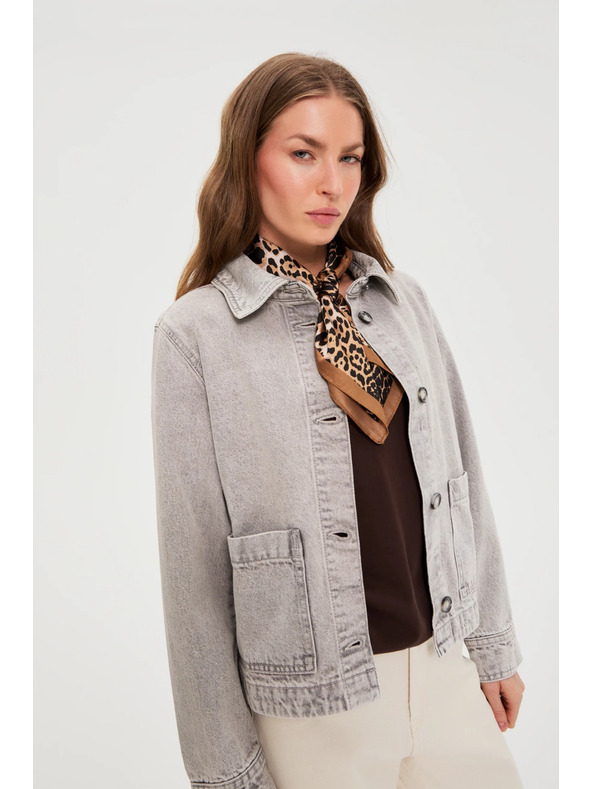 Moodo Šal z leoparjim vzorcem rjave barve Moodo