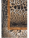 Moodo Šal z leoparjim vzorcem rjave barve Moodo