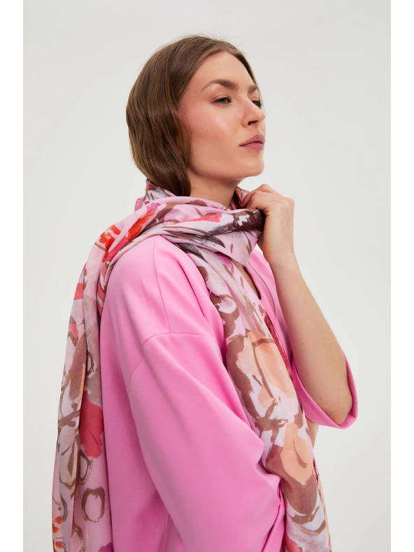 Moodo Rožnat šal Moodo