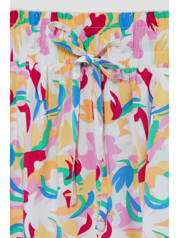 Moodo Vijolične kratke hlače s potiskom Moodo