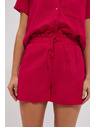 Moodo Jagodne lanene kratke hlače Moodo