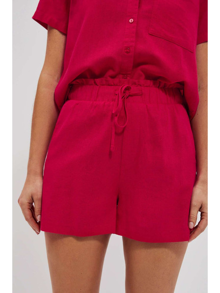 Moodo Jagodne lanene kratke hlače Moodo