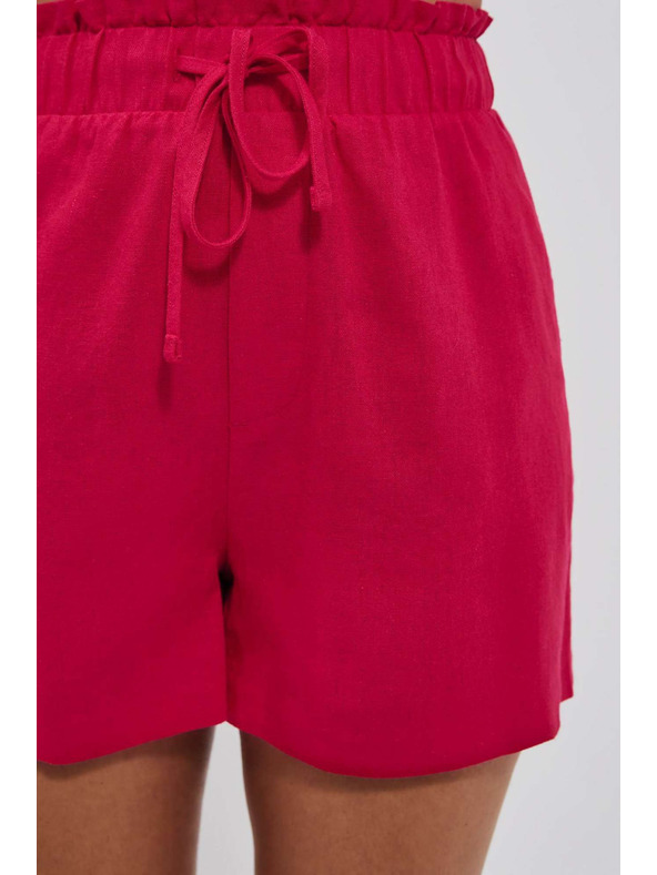 Moodo Jagodne lanene kratke hlače Moodo