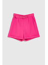 Moodo Fuksijaste kratke hlače z pasom Moodo