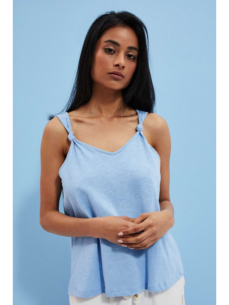 Moodo Gladek moder top Moodo