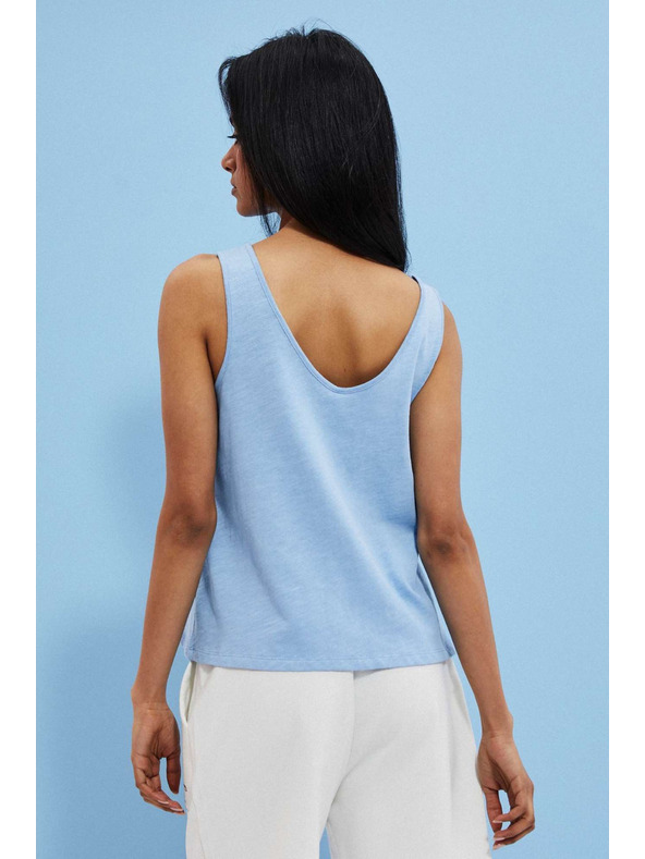 Moodo Gladek moder top Moodo