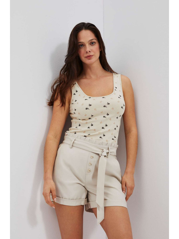 Moodo Peščen top s potiskom Moodo