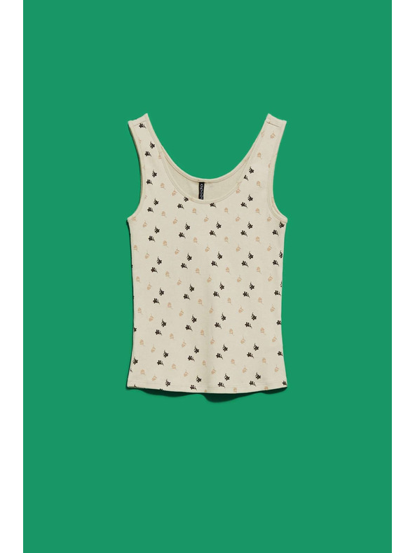 Moodo Peščen top s potiskom Moodo