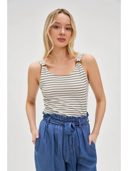 Moodo Bel črtast top Moodo