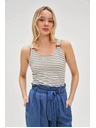 Moodo Bel črtast top Moodo